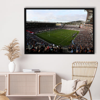 Skysports Eden Park General View, Stadium Canvas, Sport Art, Framed Canvas Print Wall Art, Floating Frame