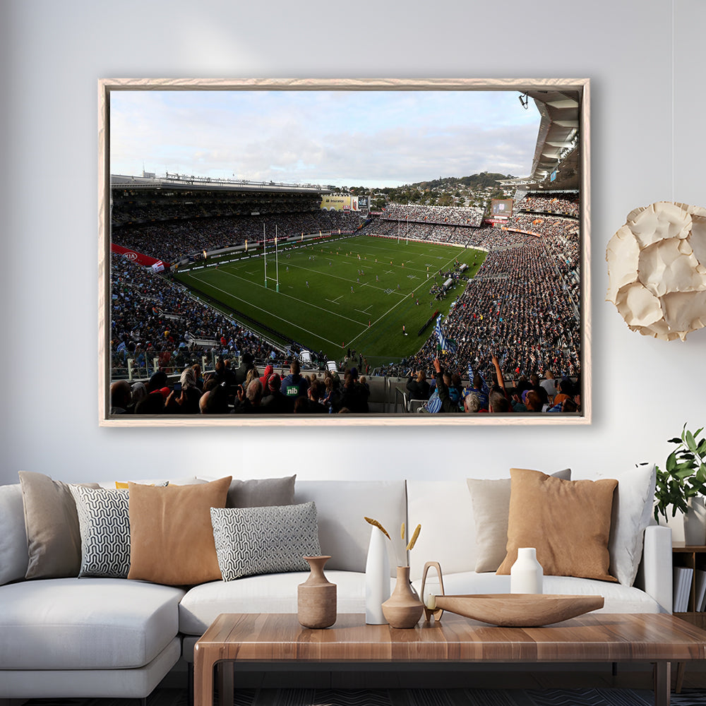 Skysports Eden Park General View, Stadium Canvas, Sport Art, Framed Canvas Print Wall Art, Floating Frame