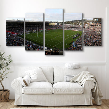 Skysports Eden Park General View, Stadium Canvas, Sport Art, Gift for him, 5 Panel, Large Canvas, Canvas Print Wall Art
