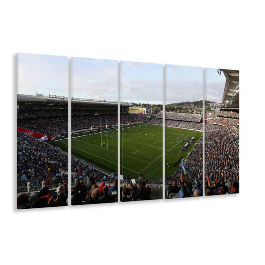 Skysports Eden Park General View, Stadium Canvas, Sport Art, 5 Panel B, Extra Large Canvas, Canvas Print Wall Art