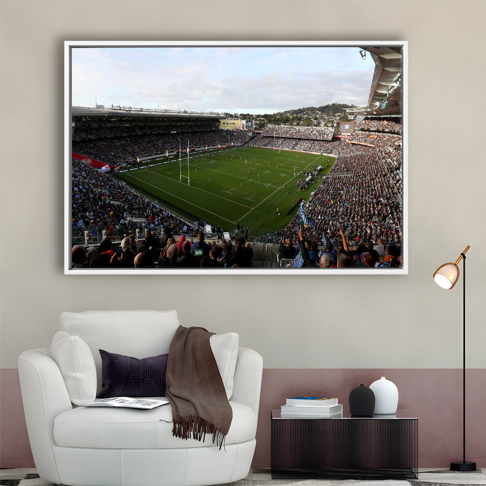 Skysports Eden Park General View, Stadium Canvas, Sport Art, Framed Canvas Print Wall Art, Floating Frame