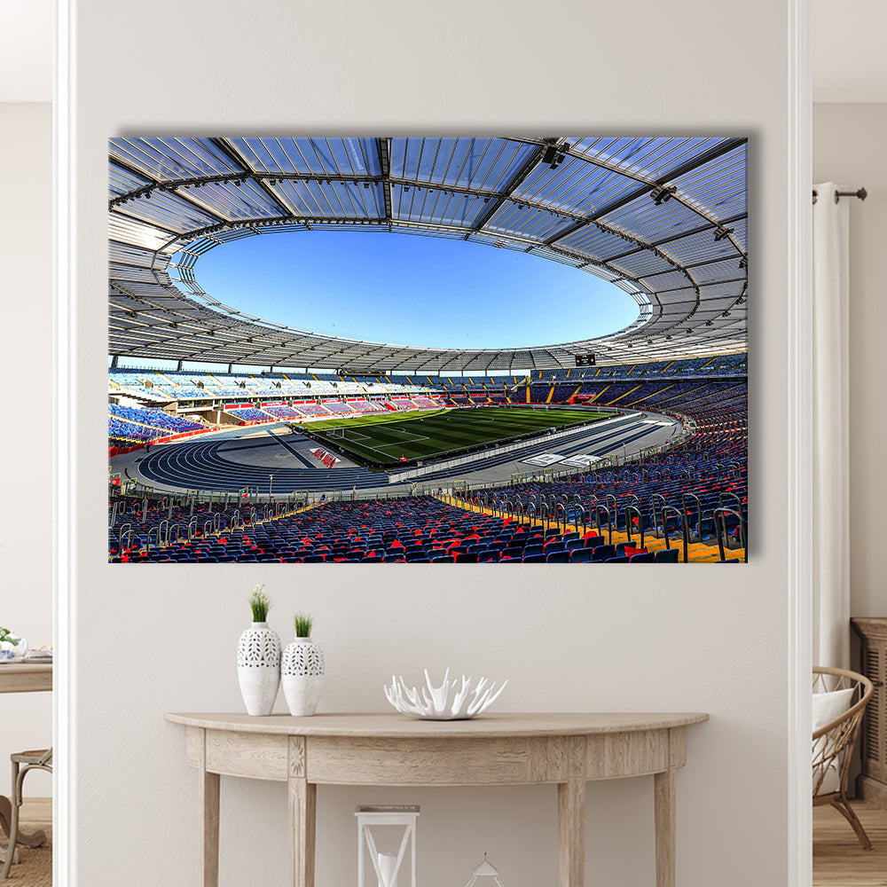 Slaski Stadium, Stadium Canvas, Sport Art, Gift for him, Man Cave Decor, Art Print, Canvas Print Wall Art