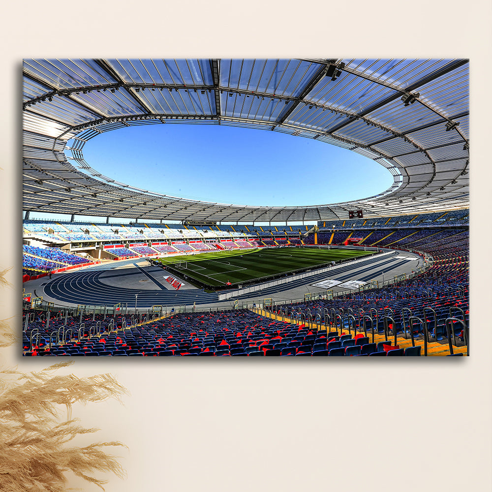 Slaski Stadium, Stadium Canvas, Sport Art, Gift for him, Man Cave Decor, Art Print, Canvas Print Wall Art