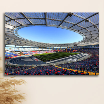 Slaski Stadium, Stadium Canvas, Sport Art, Gift for him, Man Cave Decor, Art Print, Canvas Print Wall Art