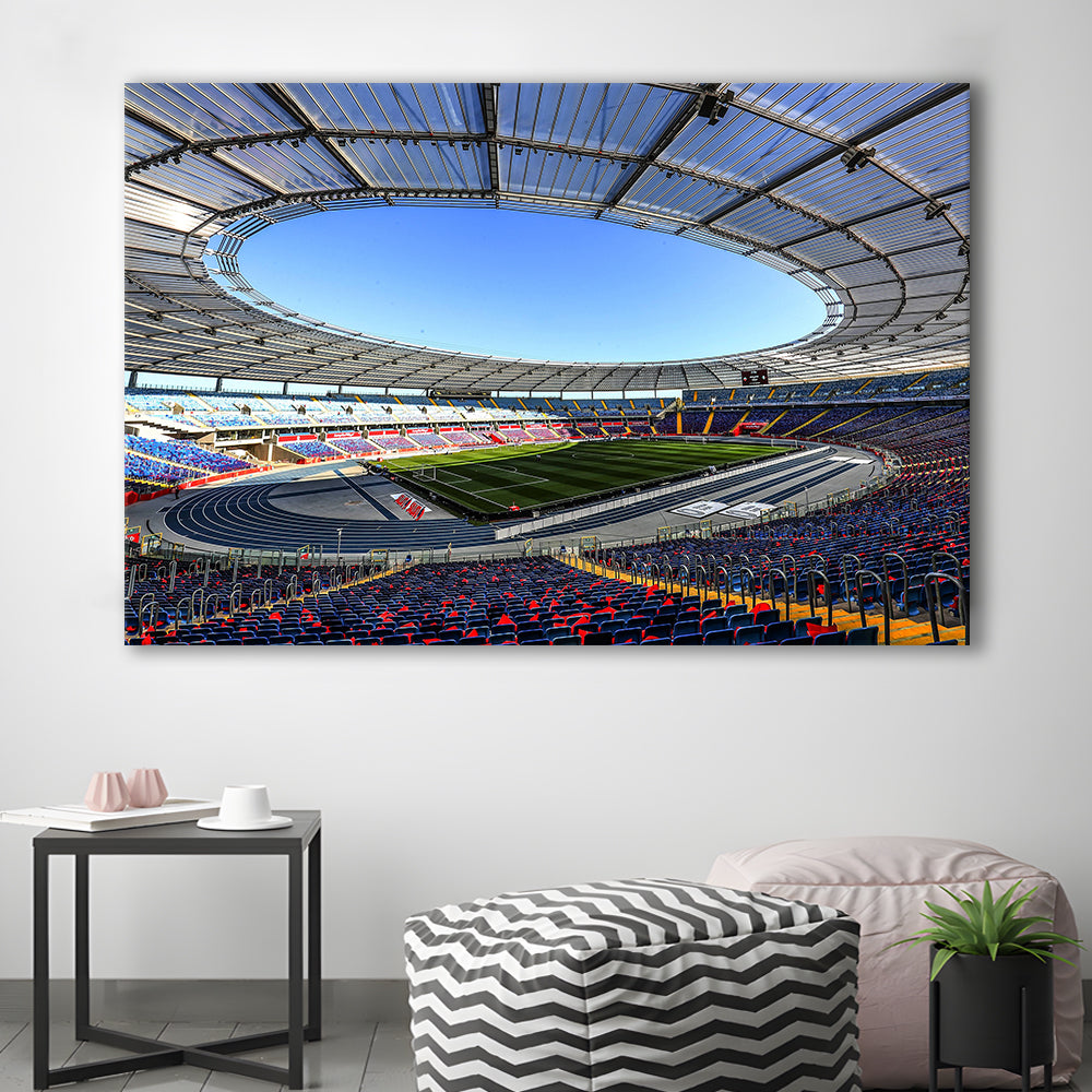 Slaski Stadium, Stadium Canvas, Sport Art, Gift for him, Man Cave Decor, Art Print, Canvas Print Wall Art