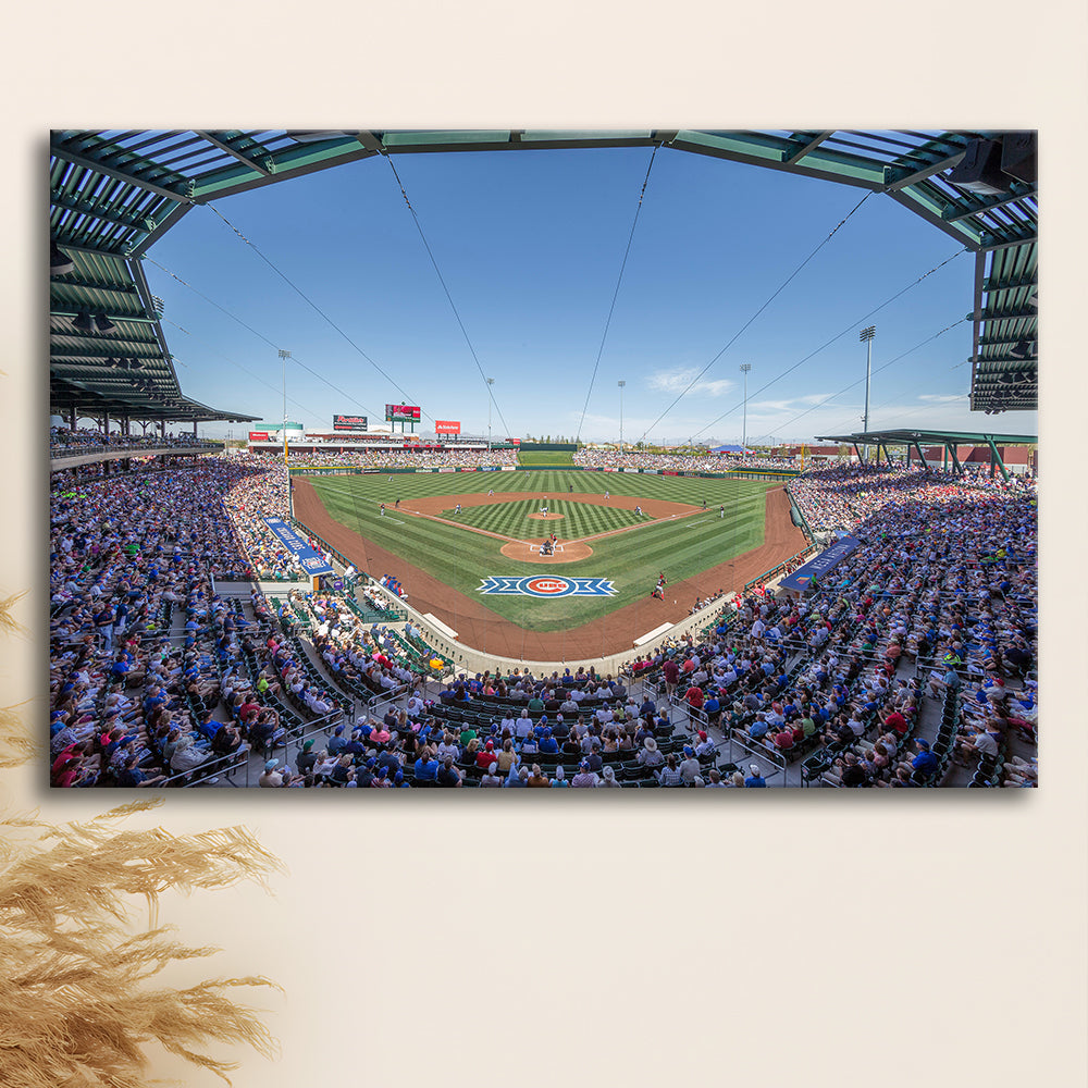 Sloan Park, Stadium Canvas, Sport Art, Gift for him, Man Cave Decor, Art Print, Canvas Print Wall Art