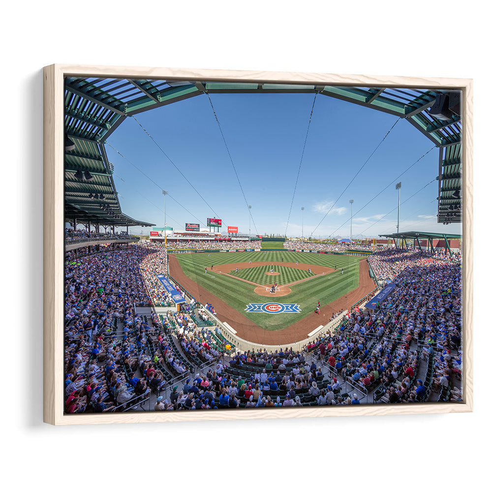 Sloan Park, Stadium Canvas, Sport Art, Framed Canvas Print Wall Art, Floating Frame