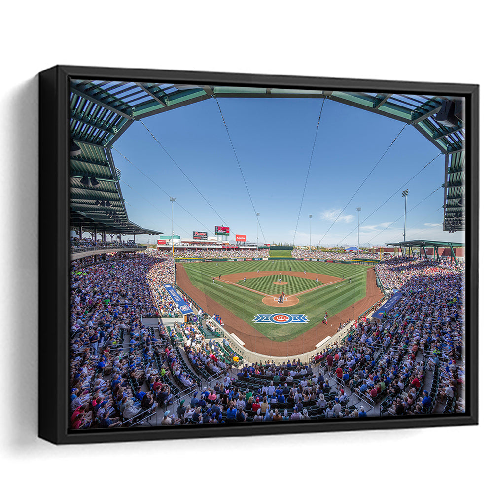 Sloan Park, Stadium Canvas, Sport Art, Framed Canvas Print Wall Art, Floating Frame
