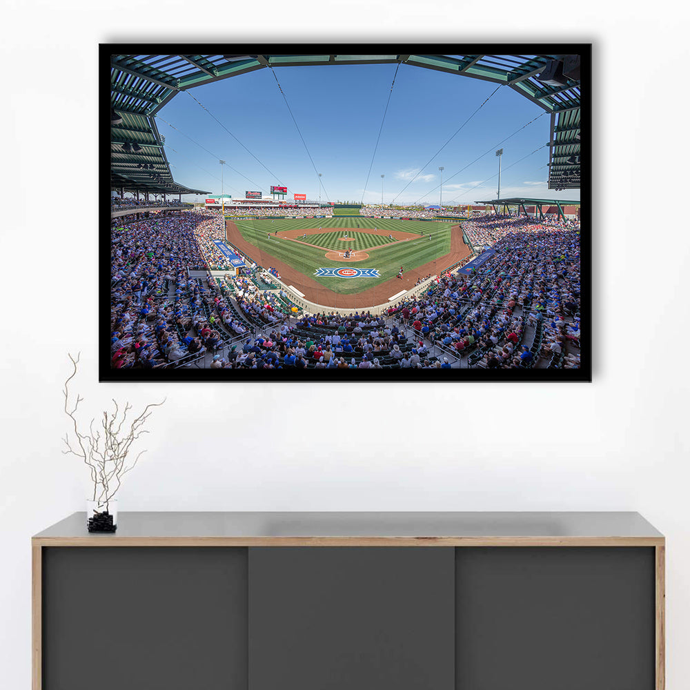 Sloan Park, Stadium Canvas, Sport Art, Gift for him, Framed Art Print Wall Decor, Picture Framed
