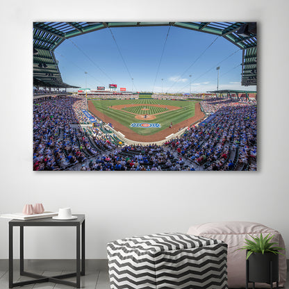 Sloan Park, Stadium Canvas, Sport Art, Gift for him, Man Cave Decor, Art Print, Canvas Print Wall Art