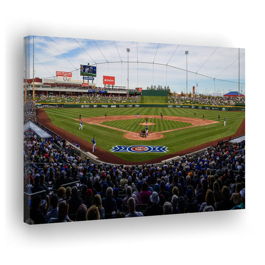 Sloan Park in Mesa, Stadium Canvas, Sport Art, Gift for him, Man Cave Decor, Art Print, Canvas Print Wall Art