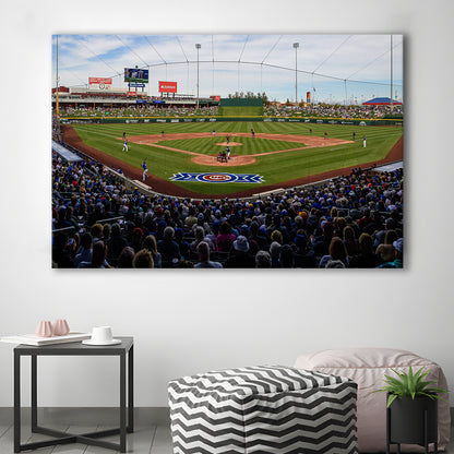 Sloan Park in Mesa, Stadium Canvas, Sport Art, Gift for him, Man Cave Decor, Art Print, Canvas Print Wall Art