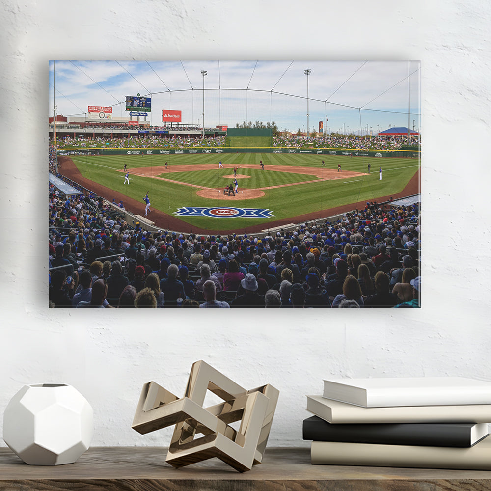 Sloan Park in Mesa, Stadium Canvas, Sport Art, Gift for him, Man Cave Decor, Art Print, Canvas Print Wall Art