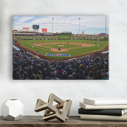 Sloan Park in Mesa, Stadium Canvas, Sport Art, Gift for him, Man Cave Decor, Art Print, Canvas Print Wall Art