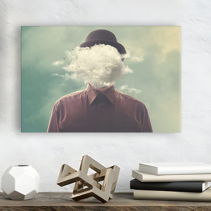 Smoke Face Abstract Art Hanging Decor Panels Set, Cavas Print Wall Art Hom Decor