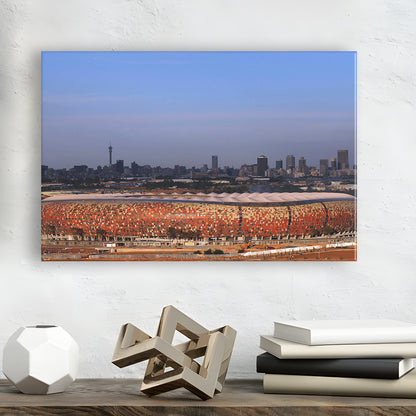 Soccer City South Africa, Stadium Canvas, Sport Art, Fan Gifts, Man Cave Decor, Art Print, Canvas Print Wall Art