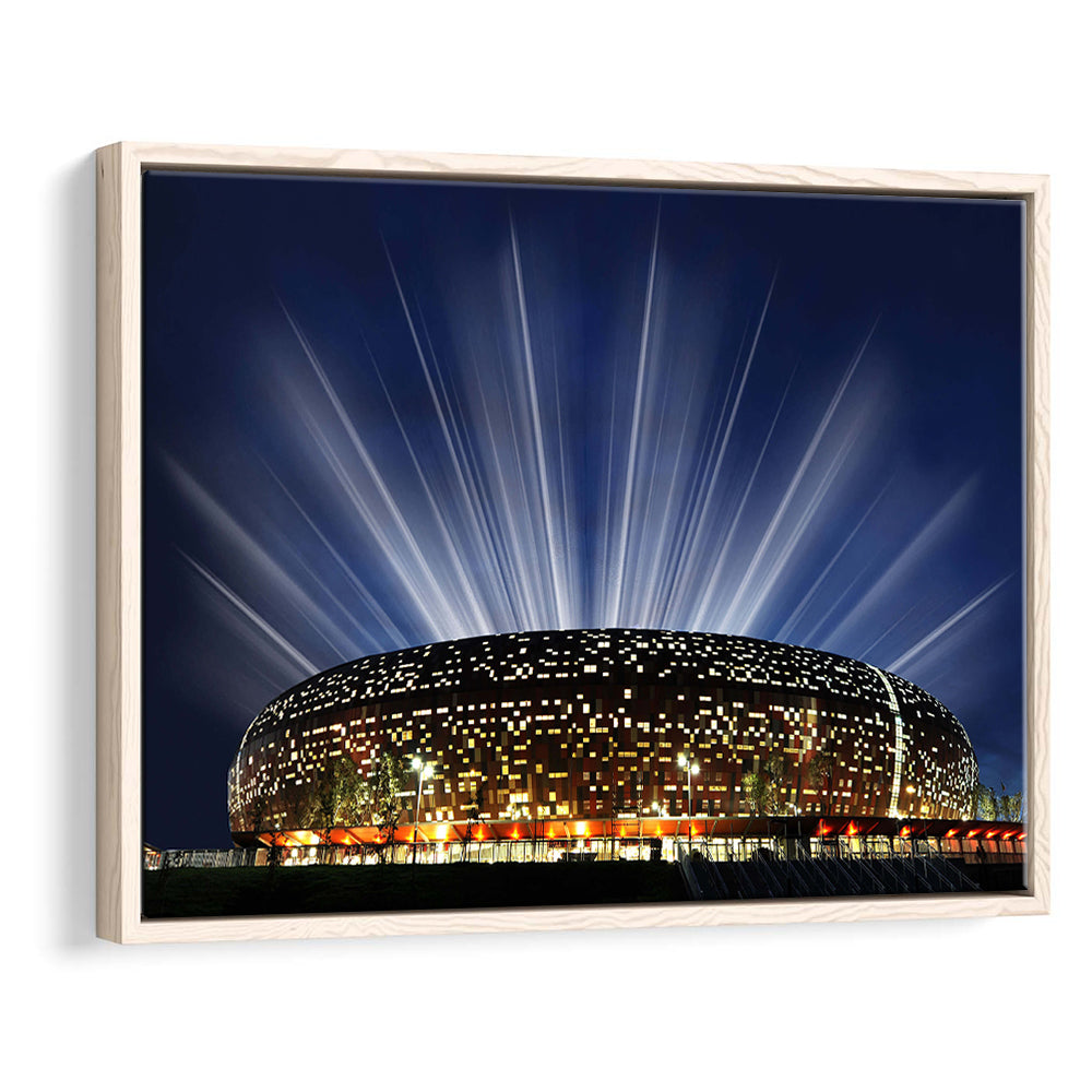 Soccer City South Africa, Stadium Canvas, Sport Art, Framed Canvas Print Wall Art, Floating Frame