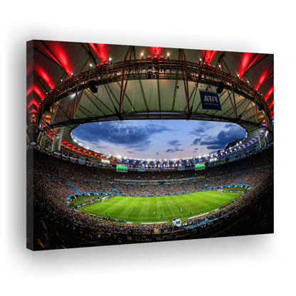 Soccer Stadium, Stadium Canvas, Sport Art, Gift for him, Man Cave Decor, Art Print, Canvas Print Wall Art