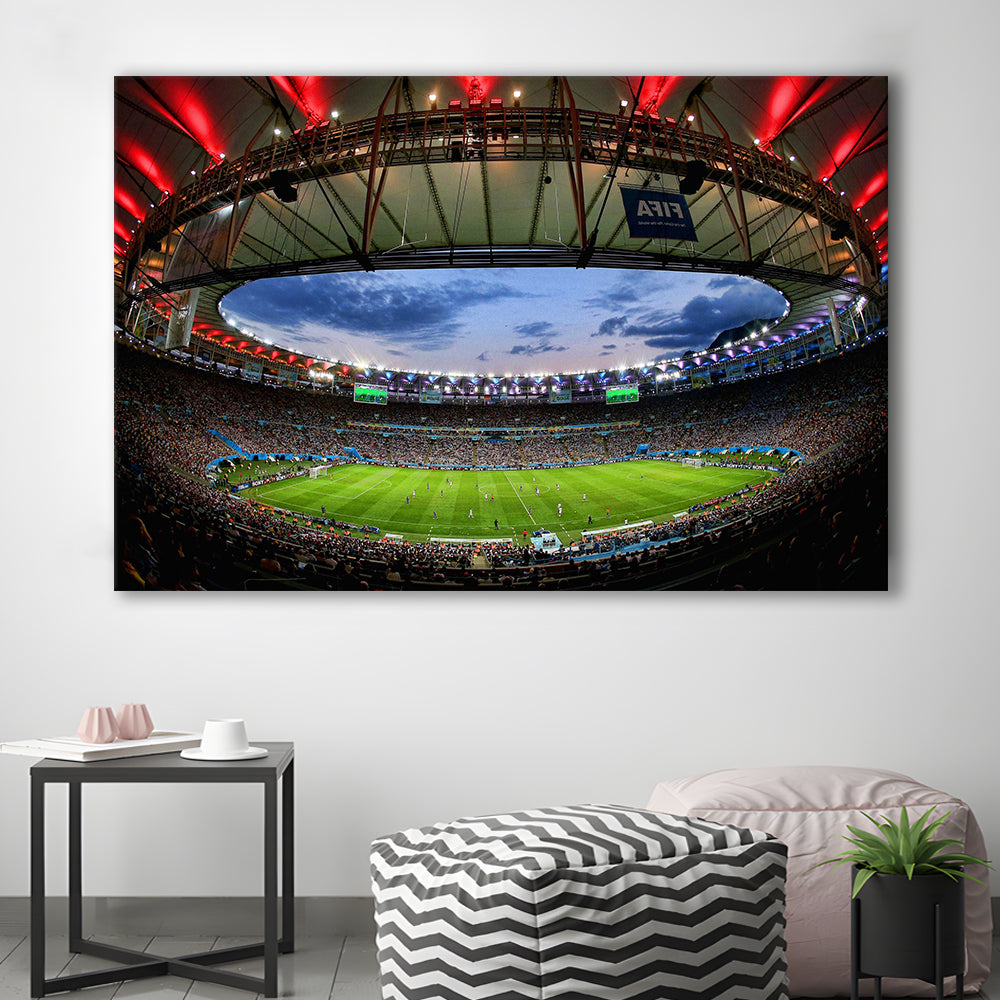 Soccer Stadium, Stadium Canvas, Sport Art, Gift for him, Man Cave Decor, Art Print, Canvas Print Wall Art