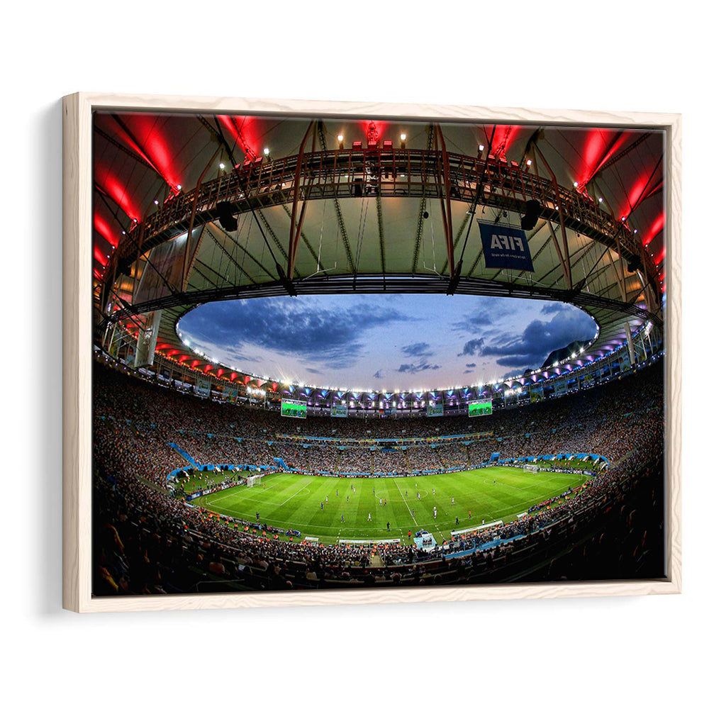 Soccer Stadium, Stadium Canvas, Sport Art, Framed Canvas Print Wall Art, Floating Frame