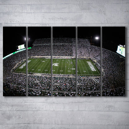 Spartan Stadium, Stadium Canvas, Sport Art, 5 Panel B, Extra Large Canvas, Canvas Print Wall Art