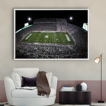 Spartan Stadium, Stadium Canvas, Sport Art, Framed Canvas Print Wall Art, Floating Frame