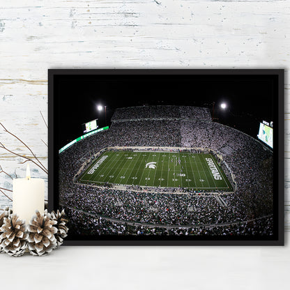 Spartan Stadium, Stadium Canvas, Sport Art, Framed Canvas Print Wall Art, Floating Frame