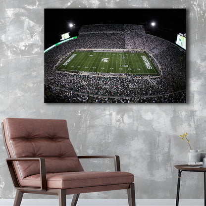 Spartan Stadium, Stadium Canvas, Sport Art, Gift for him, Man Cave Decor, Art Print, Canvas Print Wall Art