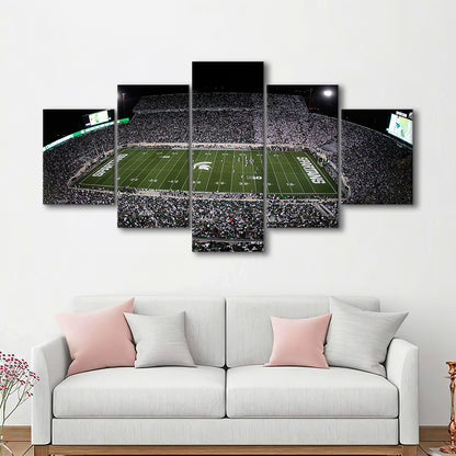 Spartan Stadium, Stadium Canvas, Sport Art, Gift for him, 5 Panel, Large Canvas, Canvas Print Wall Art