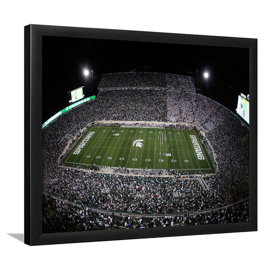 Spartan Stadium, Stadium Canvas, Sport Art, Gift for him, Framed Art Print Wall Decor, Picture Framed