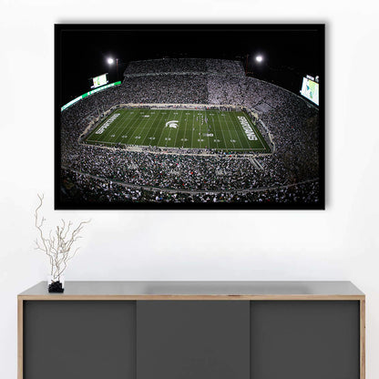 Spartan Stadium, Stadium Canvas, Sport Art, Gift for him, Framed Art Print Wall Decor, Picture Framed