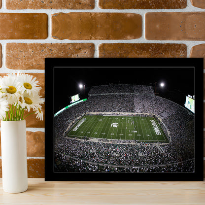 Spartan Stadium, Stadium Canvas, Sport Art, Gift for him, Framed Art Print Wall Decor, Picture Framed