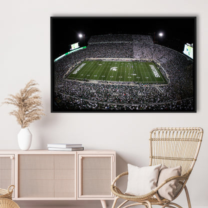 Spartan Stadium, Stadium Canvas, Sport Art, Framed Canvas Print Wall Art, Floating Frame