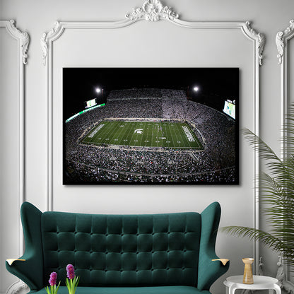 Spartan Stadium, Stadium Canvas, Sport Art, Gift for him, Framed Art Print Wall Decor, Picture Framed