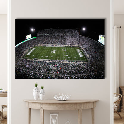 Spartan Stadium, Stadium Canvas, Sport Art, Gift for him, Man Cave Decor, Art Print, Canvas Print Wall Art
