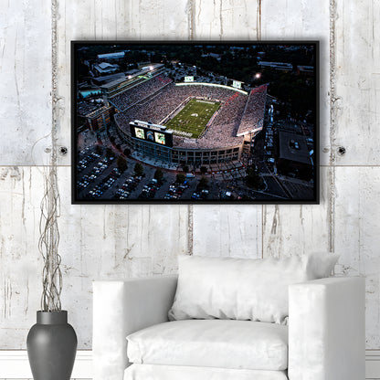 Spartan Stadium in Michigan, Stadium Canvas, Sport Art, Framed Canvas Print Wall Art, Floating Frame