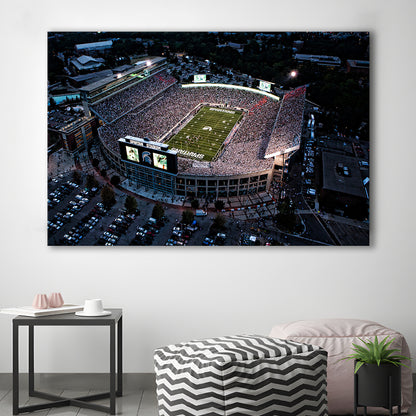 Spartan Stadium in Michigan, Stadium Canvas, Sport Art, Gift for him, Man Cave Decor, Art Print, Canvas Print Wall Art
