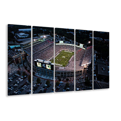Spartan Stadium in Michigan, Stadium Canvas, Sport Art, 5 Panel B, Extra Large Canvas, Canvas Print Wall Art