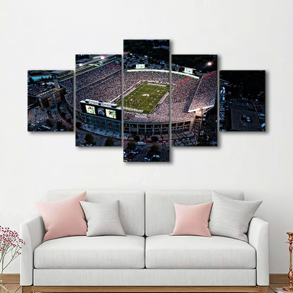 Spartan Stadium in Michigan, Stadium Canvas, Sport Art, Gift for him, 5 Panel, Large Canvas, Canvas Print Wall Art