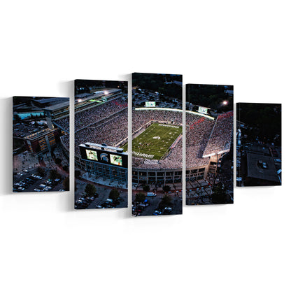 Spartan Stadium in Michigan, Stadium Canvas, Sport Art, Gift for him, 5 Panel, Large Canvas, Canvas Print Wall Art