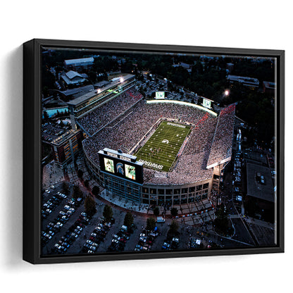 Spartan Stadium in Michigan, Stadium Canvas, Sport Art, Framed Canvas Print Wall Art, Floating Frame