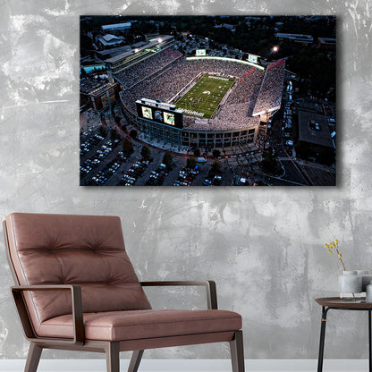 Spartan Stadium in Michigan, Stadium Canvas, Sport Art, Gift for him, Man Cave Decor, Art Print, Canvas Print Wall Art