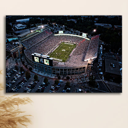 Spartan Stadium in Michigan, Stadium Canvas, Sport Art, Gift for him, Man Cave Decor, Art Print, Canvas Print Wall Art