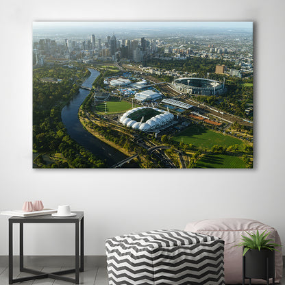 Sports Melbourne Cricket Ground, Stadium Canvas, Sport Art, Gift for him, Man Cave Decor, Art Print, Canvas Print Wall Art