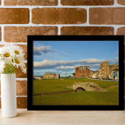 St Andrews Golf Club,Old Course Hole 18, St Andrews, Scotland, Framed Art Print Wall Decor, Picture Framed