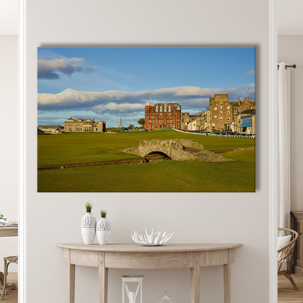 St Andrews Golf Club,Old Course Hole 18, St Andrews, Scotland, Golf Art Print,Gifts Golf Lover