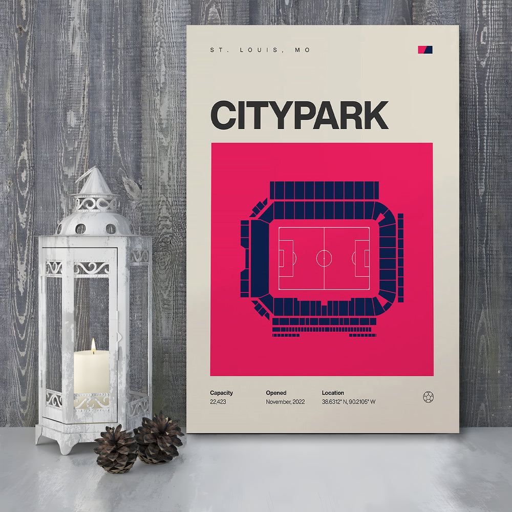 St. Louis City SC Stadium Print, CITYPARK Stadium Soccer Print, Fan Gifts, Sport Art, Canvas Print Wall Art