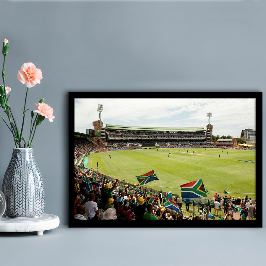 St George's Park Cricket Ground, Stadium Canvas, Sport Art, Gift for him, Framed Art Print Wall Decor, Picture Framed