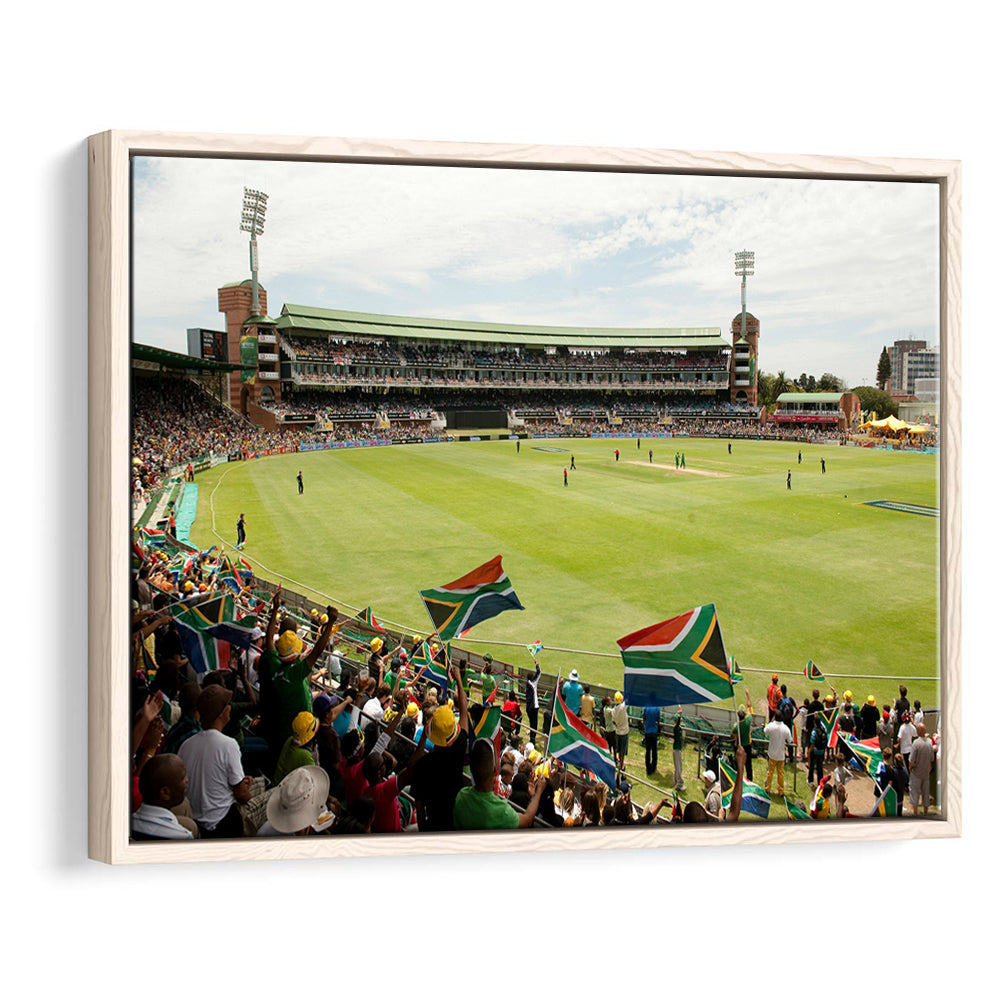 St George's Park Cricket Ground, Stadium Canvas, Sport Art, Framed Canvas Print Wall Art, Floating Frame