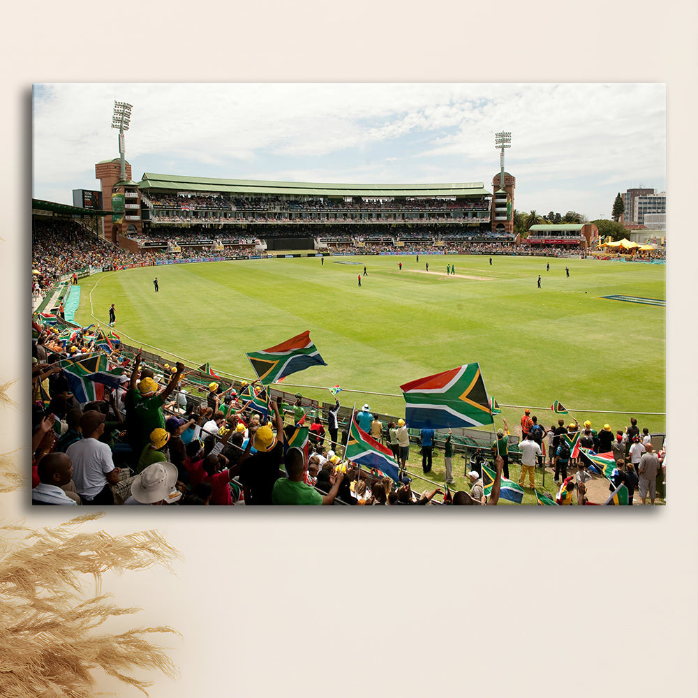 St George's Park Cricket Ground, Stadium Canvas, Sport Art, Gift for him, Man Cave Decor, Art Print, Canvas Print Wall Art